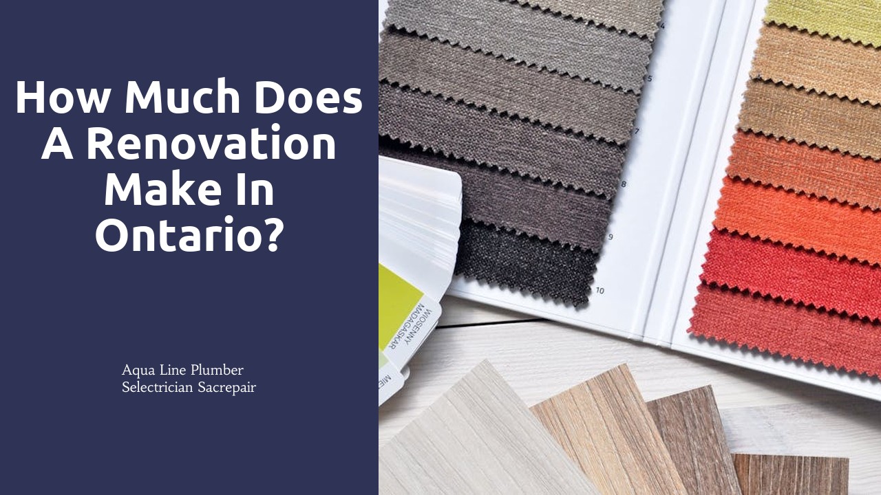 How much does a renovation make in Ontario?